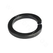 DIN127-65Mn Single Coil Spring Lock Washers-blackened