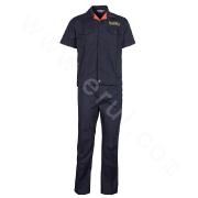 Short-Sleeved T/C Split Working Cloth