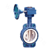 Center Line Wafer Connection Rubber Lined Butterfly Valve